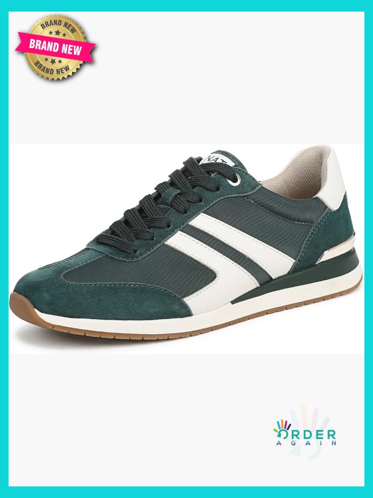 Lace Up Wedge Fashion Sneakers With Contour+ Comfort Subtle Heel Travel Friendly